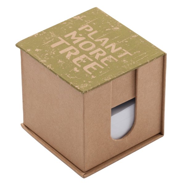 Memo Box und Kugelschreiber mit Werbeaufdruck