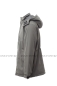 Preview: Wattierte Softshelljacke NORDET in rauchgrau