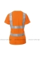 Preview: Damen Warnschutz T-Shirt AVENUE LADY neonorange