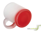 Preview: Glastasse satiniert mit Farbverlauf - Rot