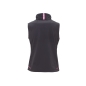 Preview: Ladies softshell vest model UNIVERSE in gray fuchsia