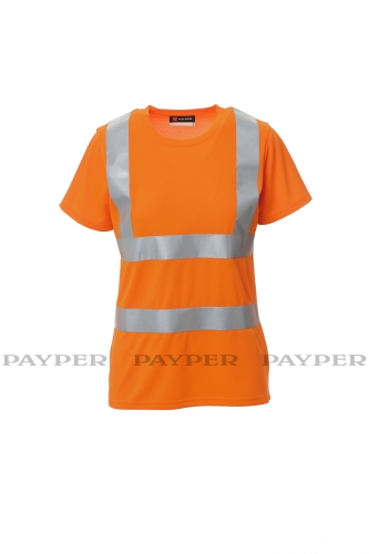 Damen Warnschutz T-Shirt AVENUE LADY neonorange