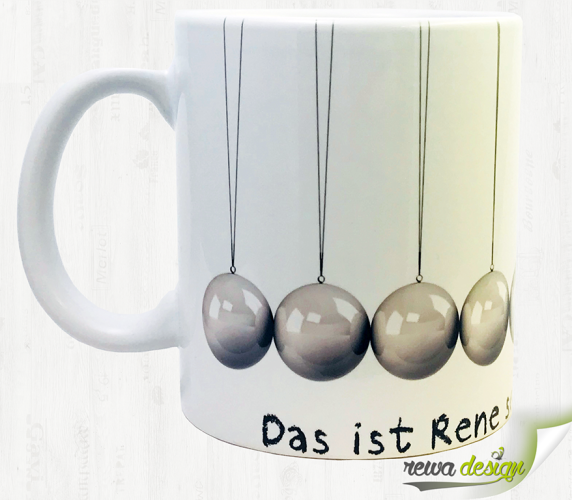 Coffee cup - memo: coffee and chilling - incl. desired name