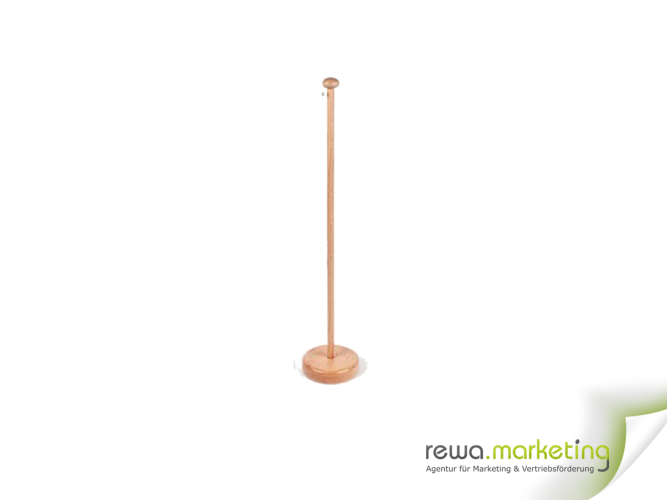 Wooden pennant stand
