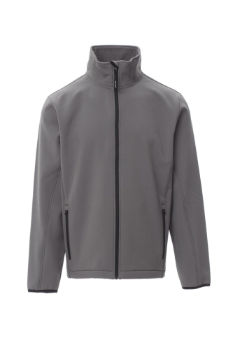 Herren Softshelljacke PERTH in stahlgrau