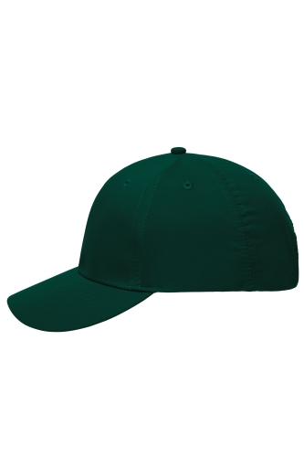 6 Panel Polyester Peach Cap bottle green