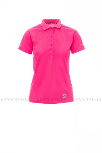 Damen Poloshirt TRAINING LADY fuchsien