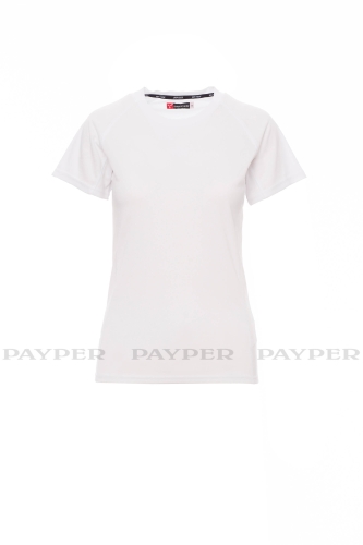 Damen T-Shirt RUNNER Lady weiss