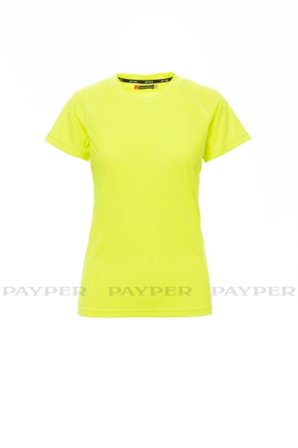 Damen T-Shirt RUNNER Lady gelb