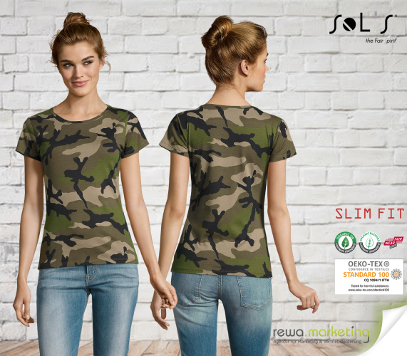 Camo Women T-shirt