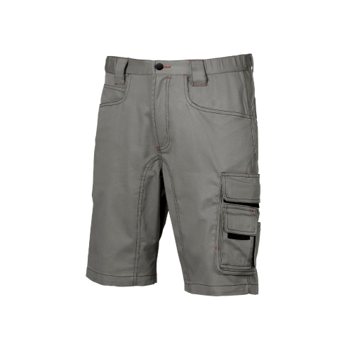 U-Power Short work trousers model PARTY Stone Grey