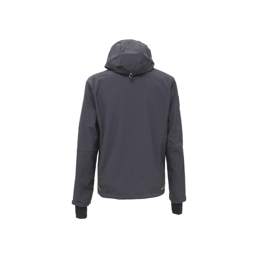 Softshell Jacke Modell SPACE - Asphalt Grey Green