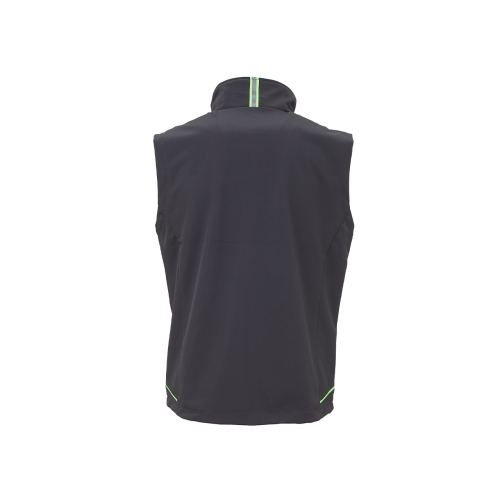 Softshell Weste Modell UNIVERSE in Asphalt Grey Green