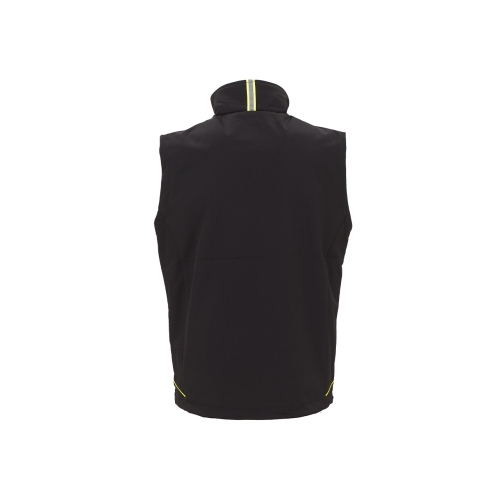 Softshell Weste Modell UNIVERSE in Black Carbon