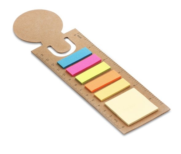 Lesezeichen Lineal, Post-its Notizzettel