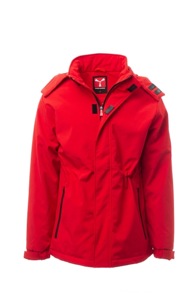 Wattierte Softshelljacke NORDET in rot