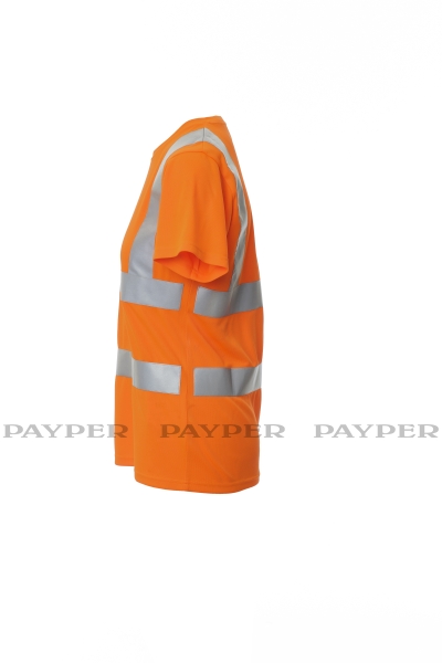 Damen Warnschutz T-Shirt AVENUE LADY neonorange