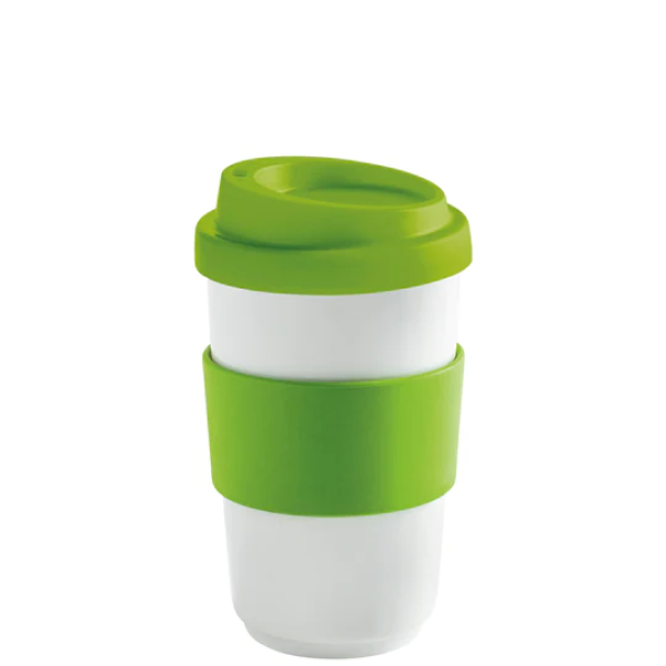 KAHLA fillit Becher 0,40 l + Trinkdeckel fresh lime