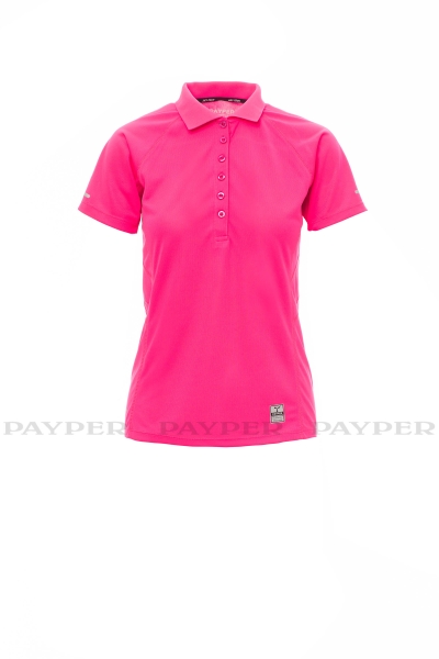 Damen Poloshirt TRAINING LADY fuchsien
