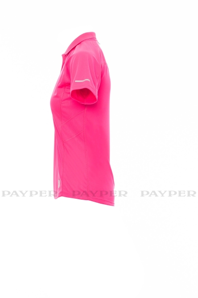 Damen Poloshirt TRAINING LADY fuchsien