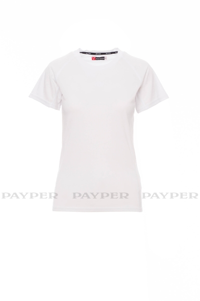 Damen T-Shirt RUNNER Lady weiss