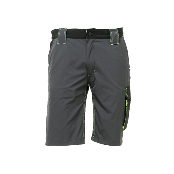 Short work trousers model Mercury Asphalt Grey Green