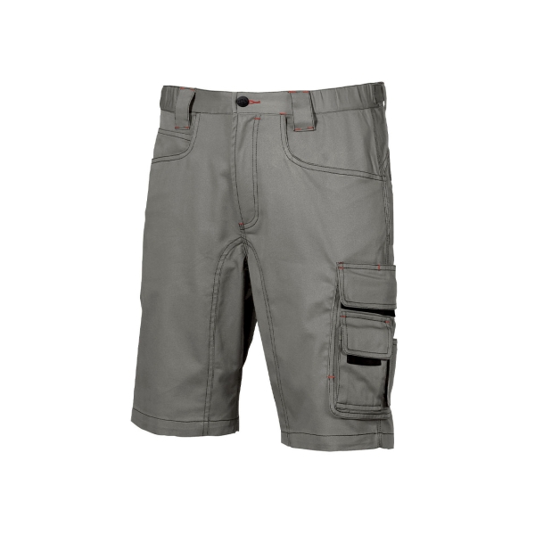U-Power Short work trousers model PARTY Stone Grey