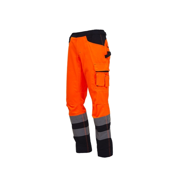 Work trousers model BEACON Orange Fluo