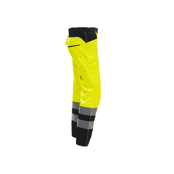 Work trousers model light yellow fluo