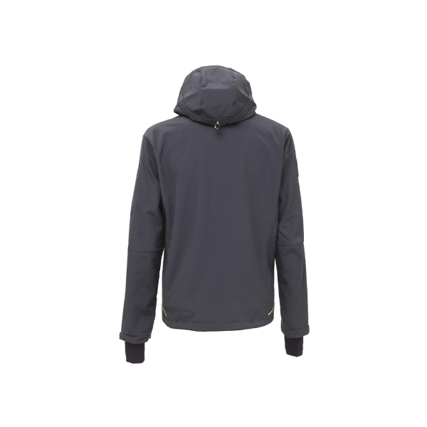 Softshell Jacke Modell SPACE - Asphalt Grey Green