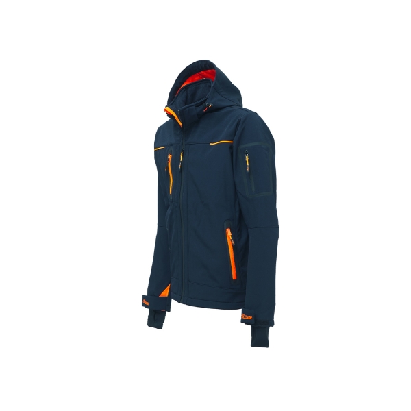Softshell Jacke Modell SPACE - Deep Blue