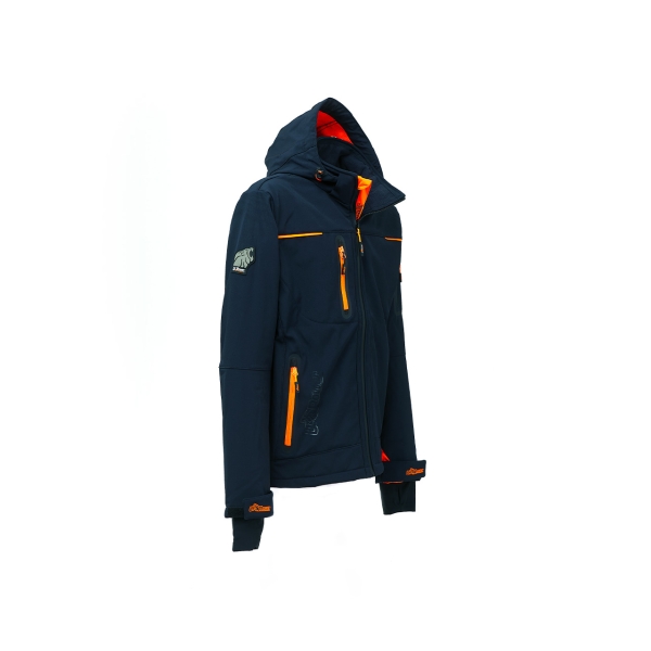 Softshell Jacke Modell SPACE - Deep Blue