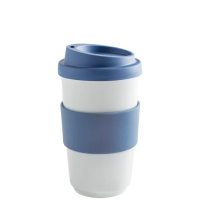 KAHLA fillit Becher 0,40 l + Trinkdeckel stormy blue
