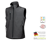 Softshell Weste Modell CLIMB in Gray Meteorite